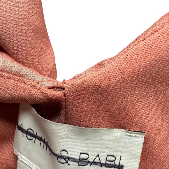 Anthropologie x BHLDN Sachin & Babi Tansy Satin Maxi Dress Sedona Sunset Sz 16 - Picture 12 of 16